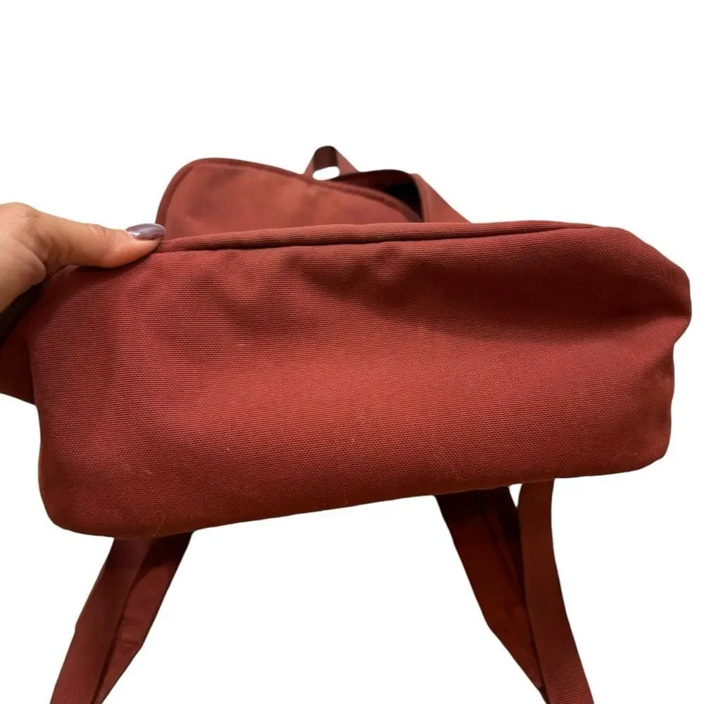 Burgundy Unisex Everlane Backpack‎